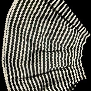 Black and white skirt